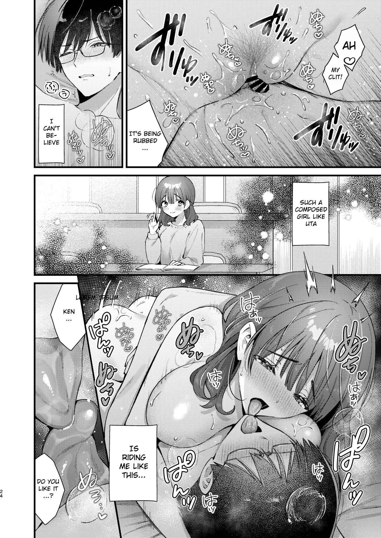 Hentai Manga Comic-My innocent and quiet girlfriend confessed to me that she has a large clitoris.-Read-23